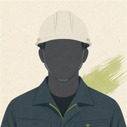 タケムラ塗装の職人を表すイラスト